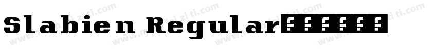 Slabien Regular字体转换